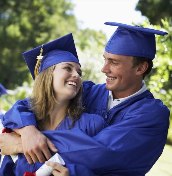 Shiny Finish Graduation Gown