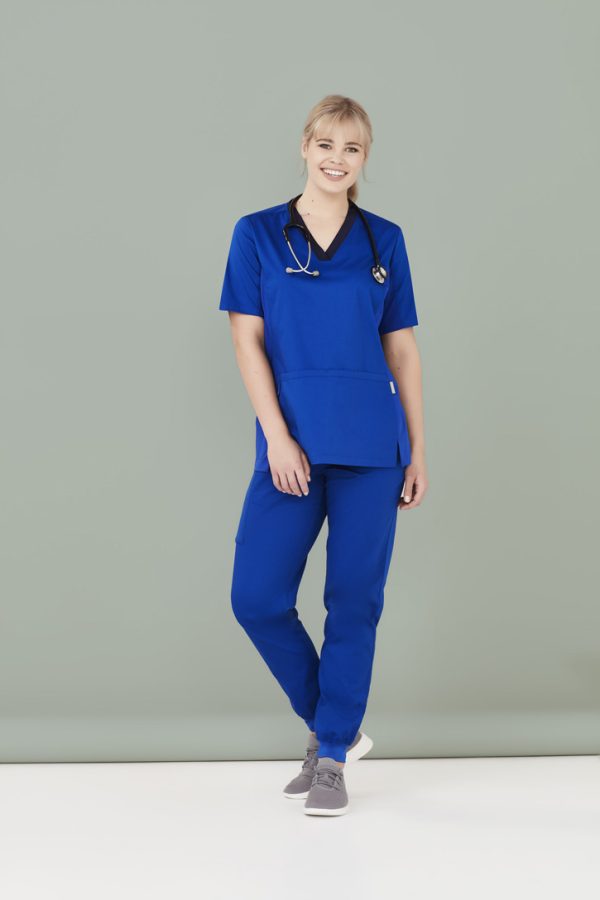 Riley V Neck Scrub Top - Image 2