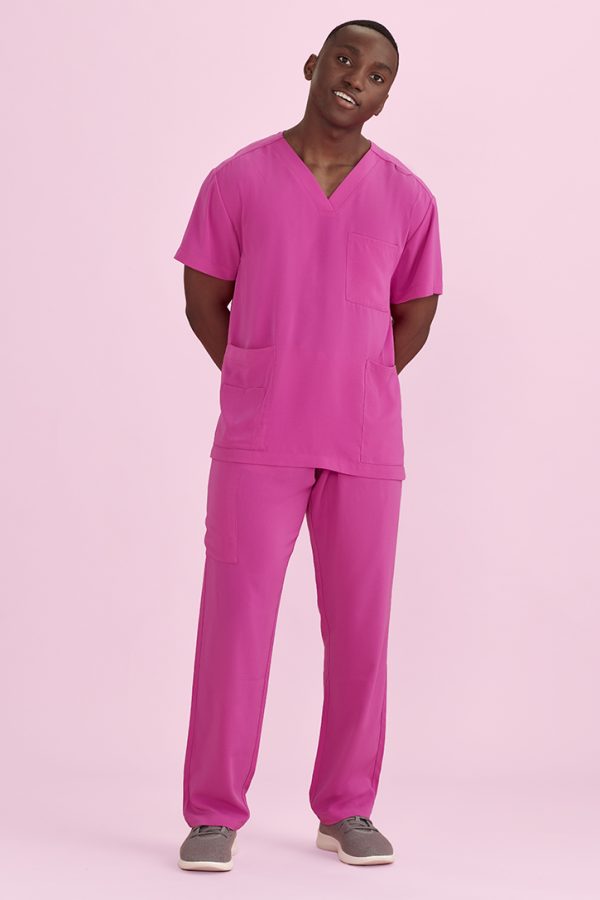 Pink Scrubs Tops - Image 2